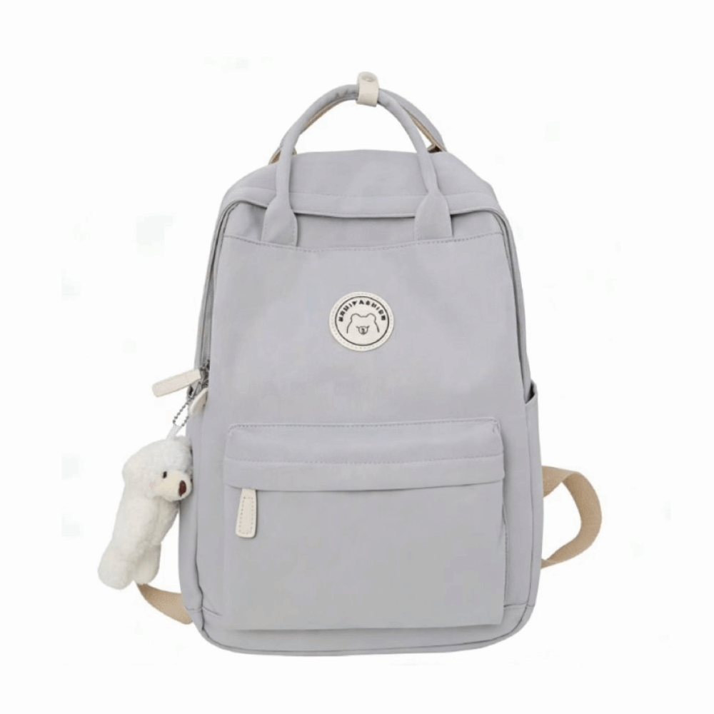School Backpack Teen - Прочный вместительный студенческий рюкзак на молнии