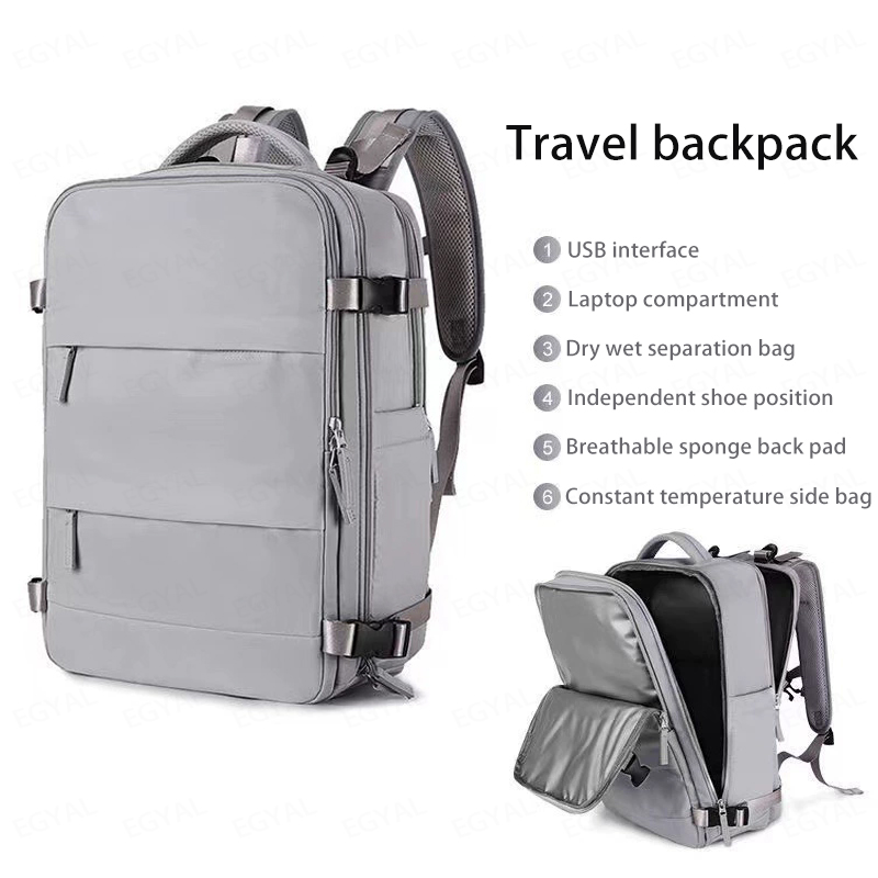 Laptop Backpack 15.6 - Деловой рюкзак с USB-портом для зарядки
