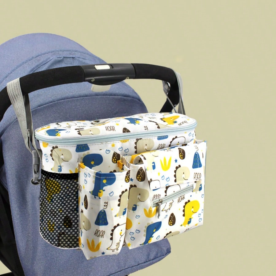 Backpack Diaper Bag - Сумка-органайзер для коляски, большая, многофункциональная, водонепроницаемая,
