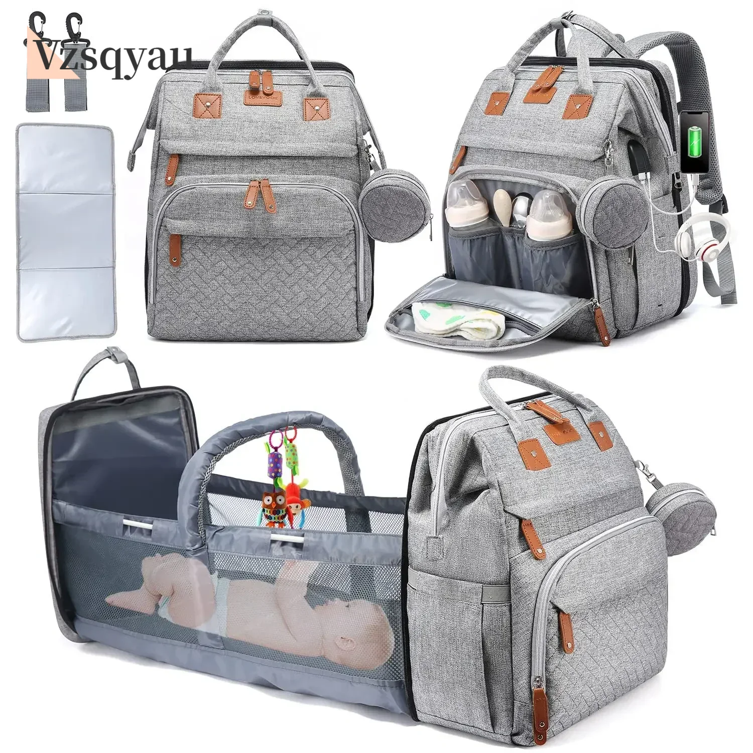Backpack Diaper Bag - Новые детские сумки для пеленания, пеленальная