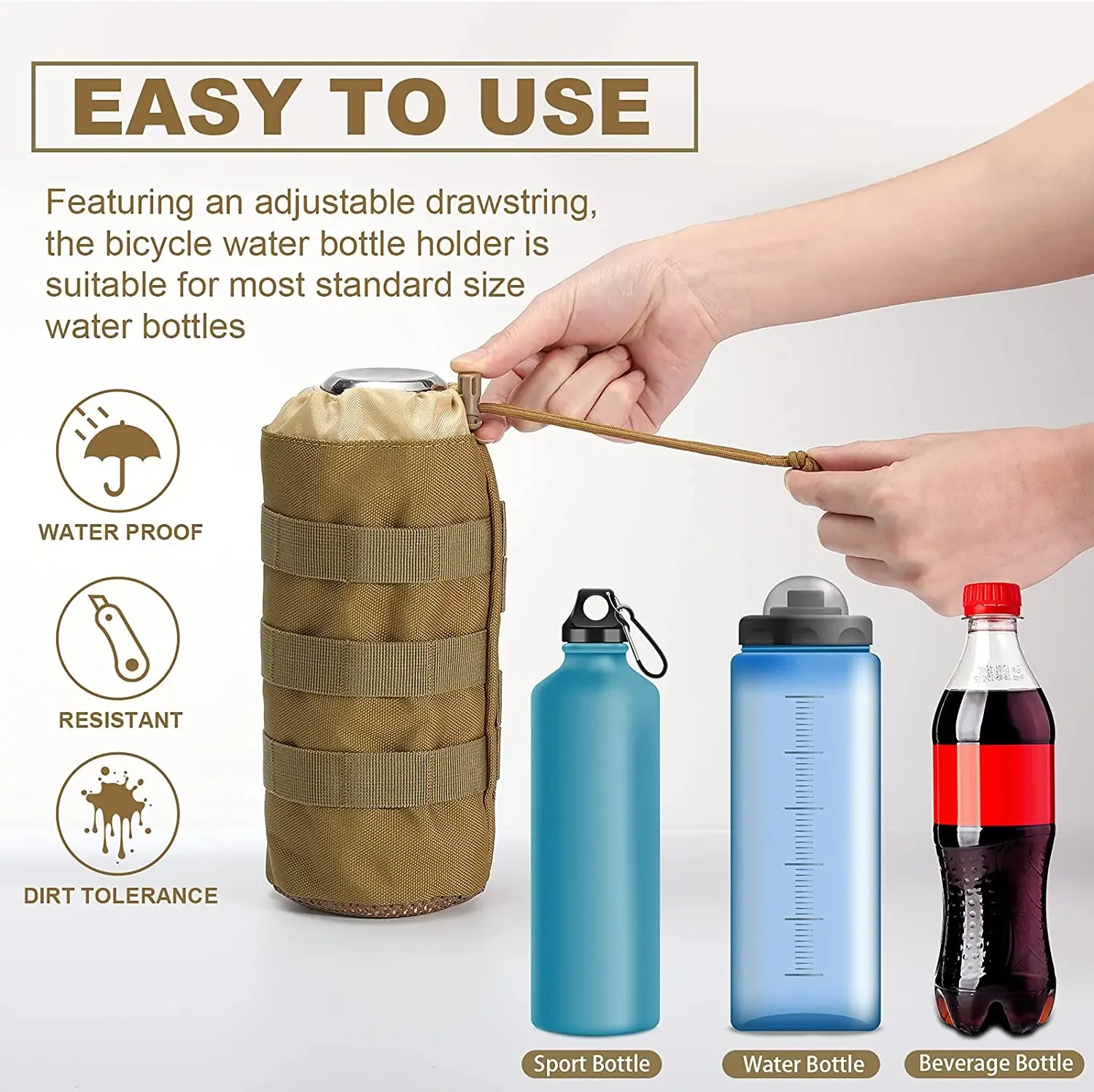 Тактическая сумка для бутылки  – обзор и цена Hydration Pack Outdoor