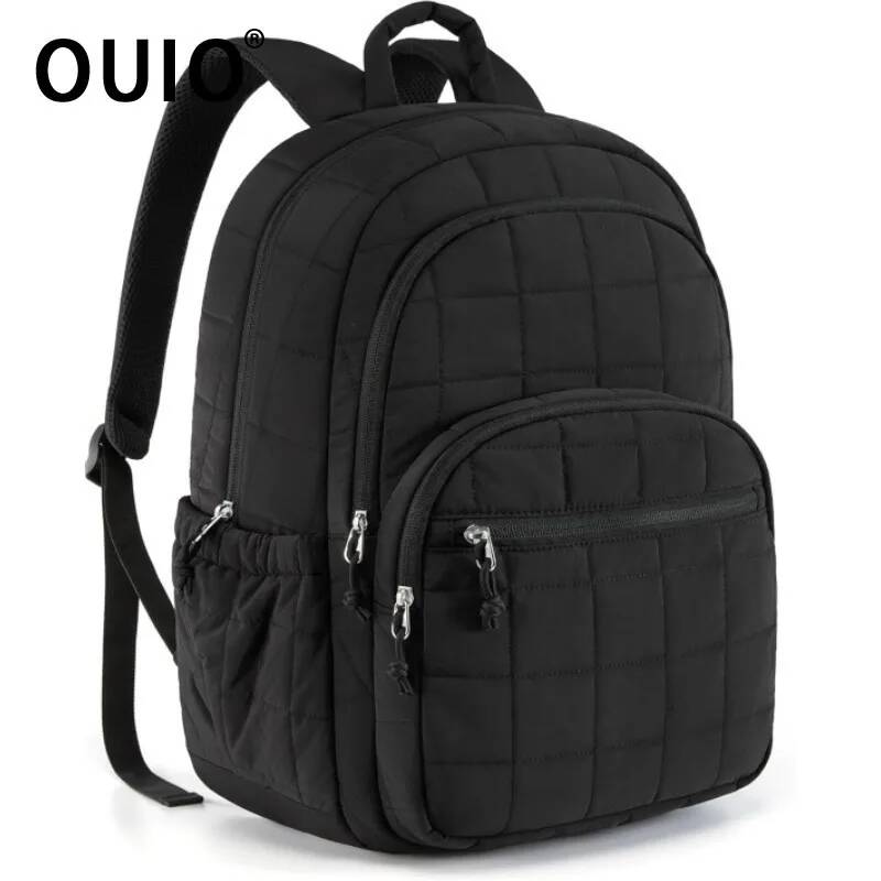 Модный стеганый рюкзак OUIO дл – обзор и цена Laptop Backpack 15.6