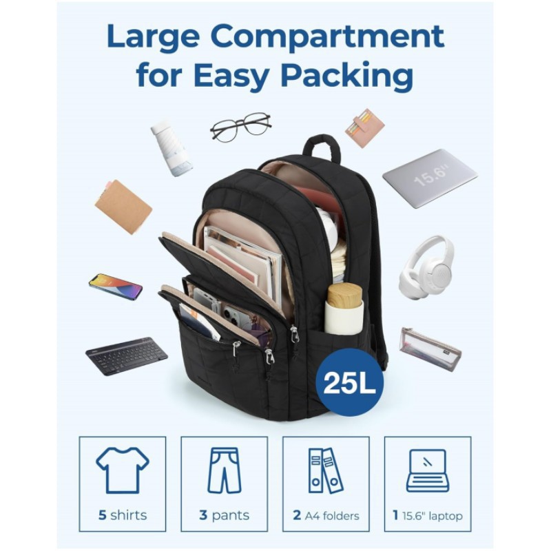 Модный стеганый рюкзак OUIO дл – обзор и цена Laptop Backpack 15.6