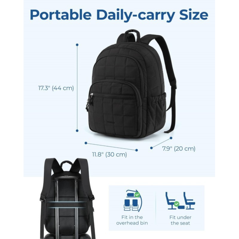 Модный стеганый рюкзак OUIO дл – обзор и цена Laptop Backpack 15.6