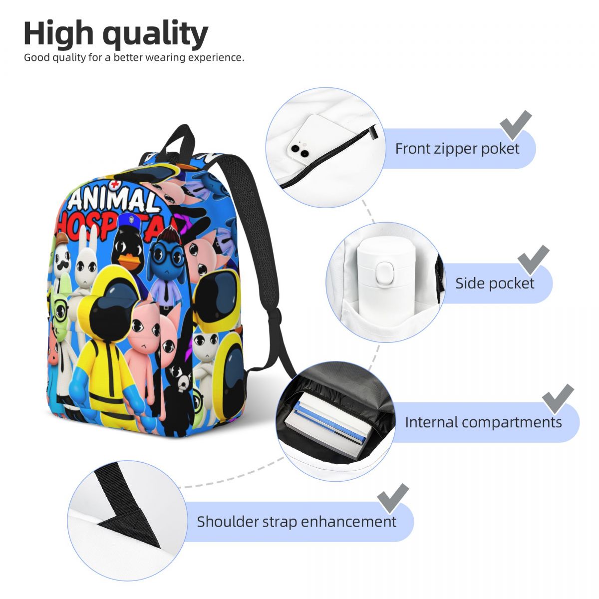 Рюкзак для школьников средних  – обзор и цена School Backpack Teen